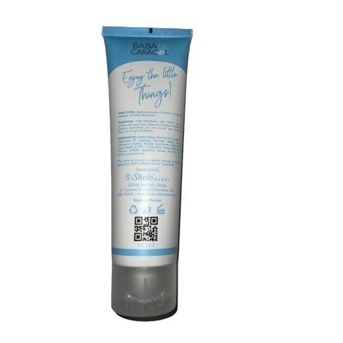 Shelo Nabel Baba de Caracol Hand Lotion, Moisturizing Cream with Snail Extract, 3.38 fl oz