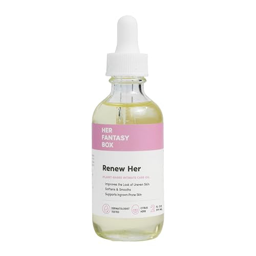 Her Fantasy Box Renew Her Natural Yoni Oil 2oz - Brightening & Ingrown Hair Relief