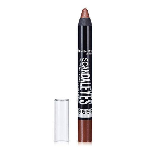 Rimmel Scandaleyes Shadow Stick, Bad Bronze Eye Shadow Pencil for Long Wear and Easy Application, no Eye Shadow Brush Required (Pack of 1)