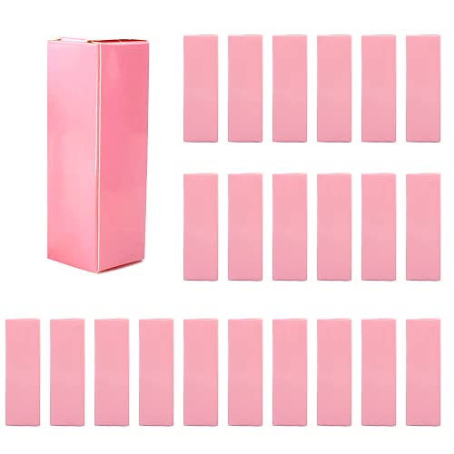 50 Pcs Pink Lip Gloss Boxes 28x28x89mm Cosmetic Packaging
