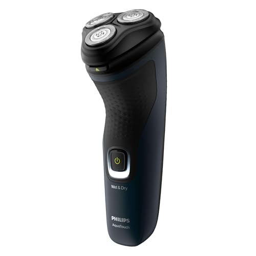 Philips Norelco Shaver Series 1000 Wet or Dry Electric Shaver, ComfortCut Blades, 3-Directional Flex Heads, One-Touch Open, 40 Minutes of Cordless Shaving from an 8-Hour Charge