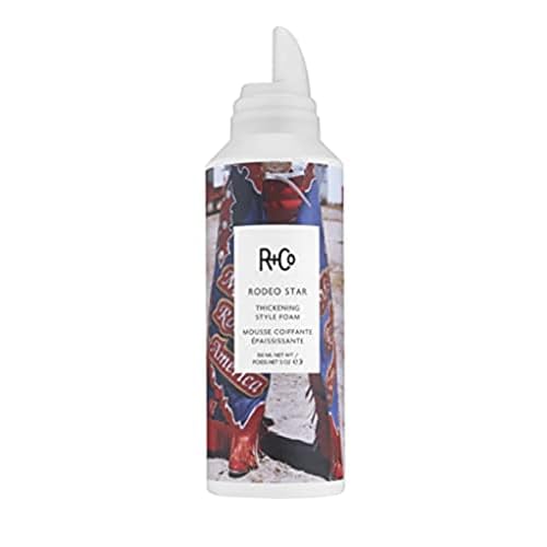 R+Co RODEO STAR Thickening Style Foam ? Volumizing & Texturizing Hair Foam, Adds Body & Hold, All Hair Types