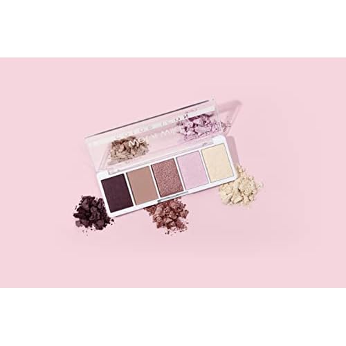 wet n wild Color Icon Eyeshadow Makeup 5 Pan Palette, Matte, Shimmer, Metallic, Long Wearing, Rich Buttery Pigment, Cruelty Free - Petalette (Pack of 2)