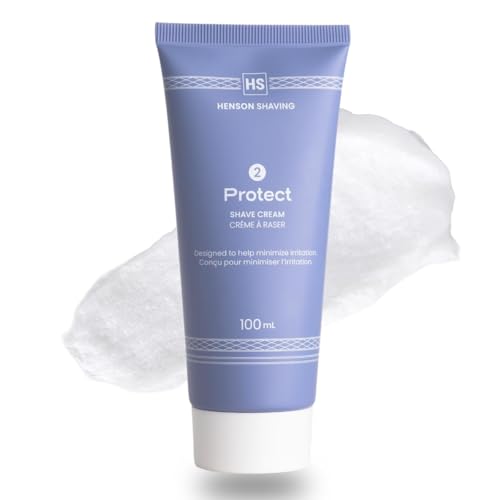 Henson Shaving Shave Cream For Men and Women - Formulated Safe For Sensitive Skin - Rich, Nourishing Lather That Protects Against Irritation, Cuts, Razor Burns - 3.4 fl oz