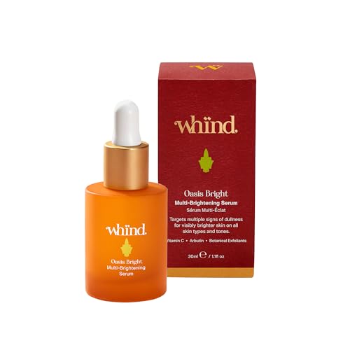 whind Oasis Bright 10% Vitamin C Serum for Brighter Skin ? Radiance Boosting Dark Spot Corrector to Help Reduce Pigmentation ? Brightening Face Serum for Women ? All Skin Types, 30ml