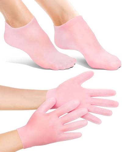 Silicone Moisturizing Glove & Socks Set - Spa Pedicure Care