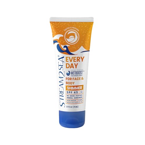 Stream2Sea Shimmer Reef-Safe SPF 45 Mineral Sunscreen (Variation: Shimmer)