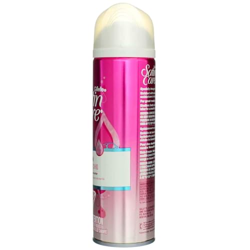 Gillette Satin Care Dry Skin Shave Gel for Women - 7 Oz Pack of 4