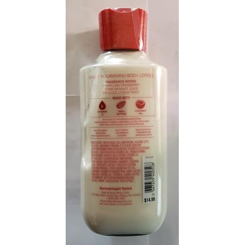 Bath & Body Works Mrs Claus Shower Gel Body Wash, Body Lotion and Ultimate Hydration Body Cream 3 Piece Set