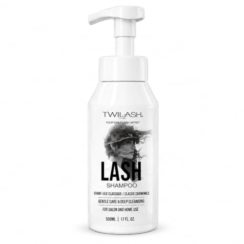 TWILASH Gentle Foaming Lash Shampoo 500ml - Daily Cleanser for Extensions & Natural Lashes