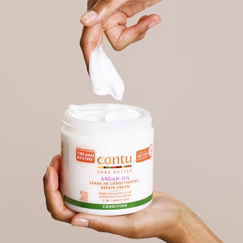Cantu Argan Oil Leave-In Conditioning Cream, 16 oz