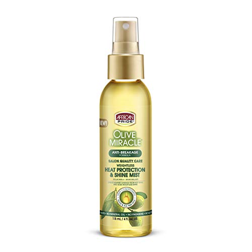 African Pride Olive Miracle Heat Protection & Shine Mist - 4 oz - Single