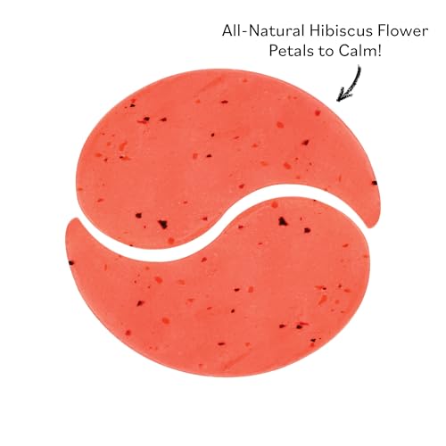 DERMA E Retinol + Bakuchiol Under Eye Patches (5 Pairs) Non-Irritating, Line Smoothing Hydro Gel Eye Patches with Rose Water & Real Hibiscus Petals, Helps Reduce Fine Lines, Crows Feet & Wrinkles,10Ct