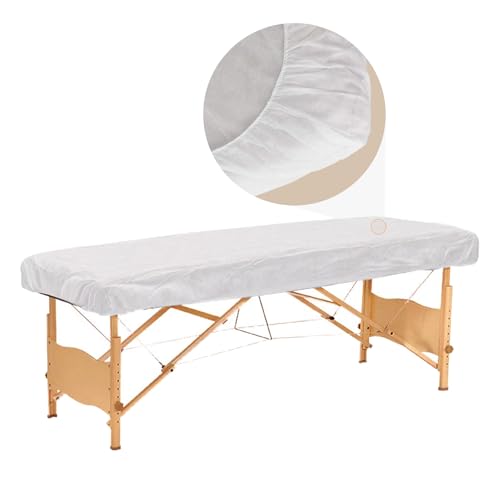Disposable Fitted Massage Table Sheets 36x85 Inch, 30 Pack