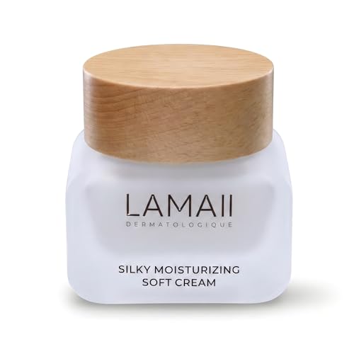 Silky Moisturizing Soft Cream ? Face Moisturizer for Women with Deep Hydration & Anti-Aging, Daily face cream with Rhus Coriara Leaf Extract, LARVOGEN¢â Bio Oil & Caviar Oil ? 50g