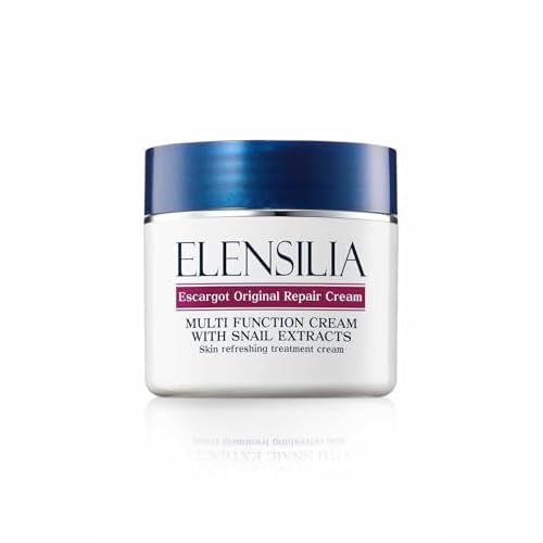 Elensilia Escargot Original Snail Repair Cream, Deep Hydration & Skin Barrier Care, 50 g ? Moisturizing All-in-One Daily Face Cream for Healthy, Supple Skin