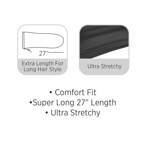 Titan Satin Lined Dreadlock Cap 27" Long Hair