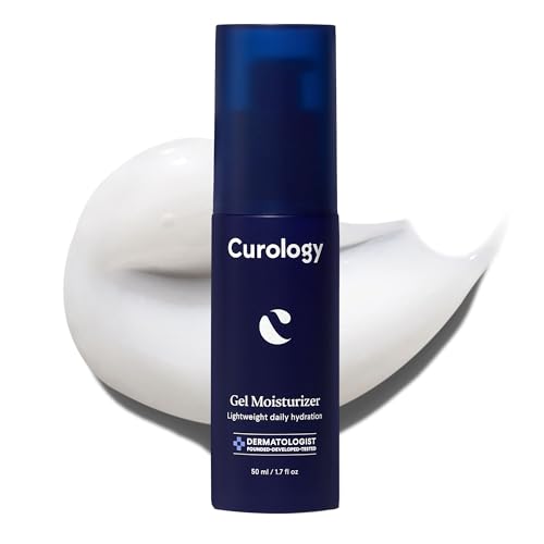 Curology Gel Face Moisturizer, Daily Face Lotion with Hyaluronic Acid, for Oily, Dry or Sensitive Skin, 1.7 fl oz