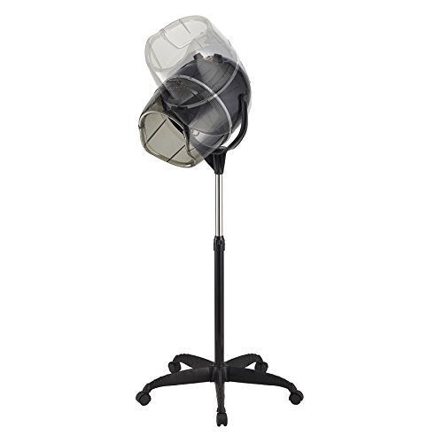 Professional Hooded Hair Dryer with Stand - Adjustable Height