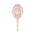 Flower Knows Bunny Garden Hand Mirror - Pink Floral Design