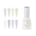 TONES Gel Polish Kit (8 Colors x 0.56 fl oz) (Off-Whites) Nail Art Design Manicure Gift for Women Manicure Collection