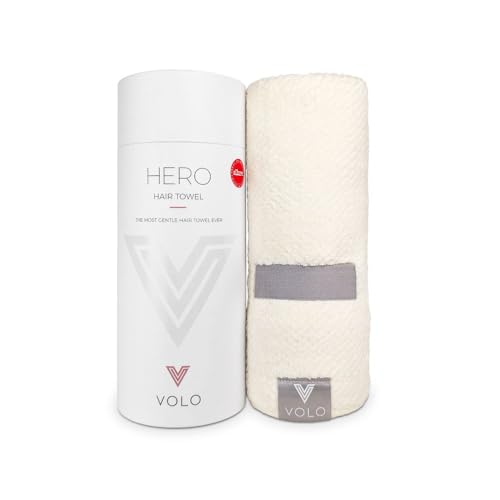 VOLO Hero Hair Towel – Microfiber Quick Dry Wrap, Anti-Frizz
