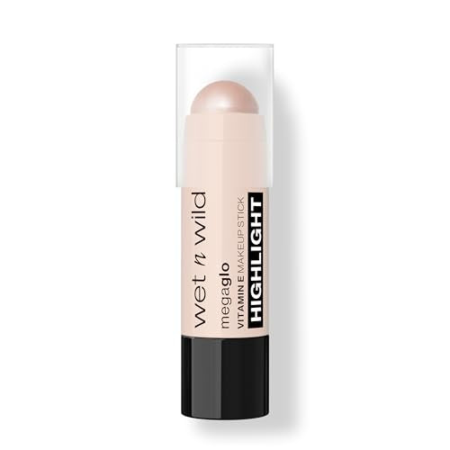 Wet n Wild MegaGlo Makeup Stick - Buildable Color, Versatile Use, 0.6oz, When the Nude Strikes