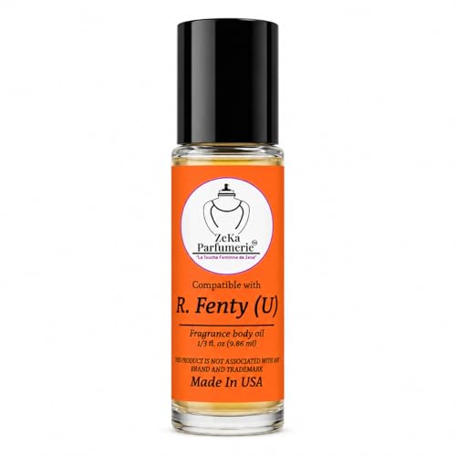 ZEKA PARFUMERIE Unisex Blueberry & Citrus Body Oil 1/3 Fl Oz - Alcohol-Free Perfume Oil