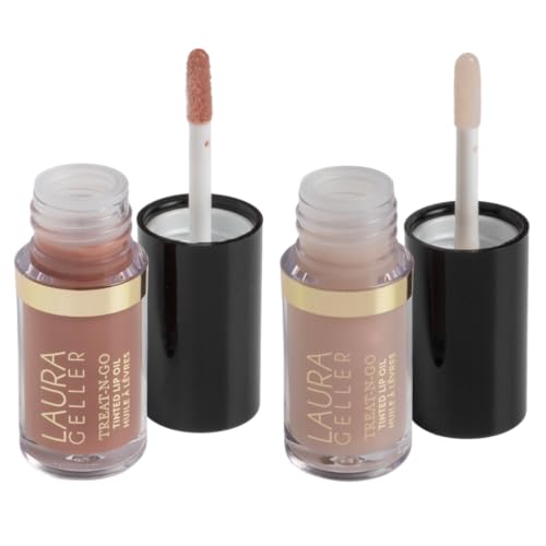 Laura Geller Treat-n-Go Duo Tinted Lip Oil - High Stakes & A-Game