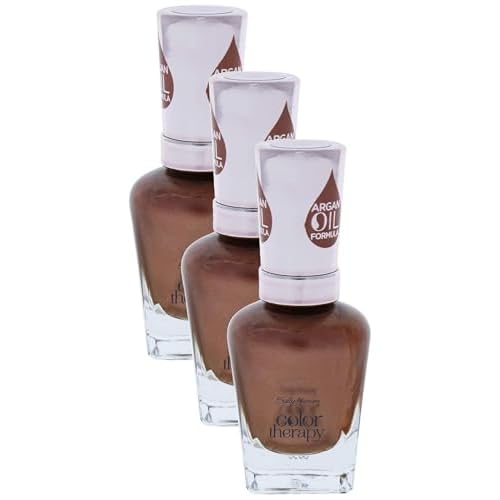 Sally Hansen Color Therapy Nail Polish - 194 Burnished Bronze for Women - 0.5 Oz Nail Polish, 0.5 Oz (Pack of 3)