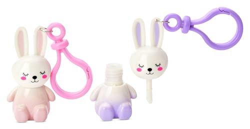 iscream Bunny Besties Lip Gloss Duo with Bag Clip