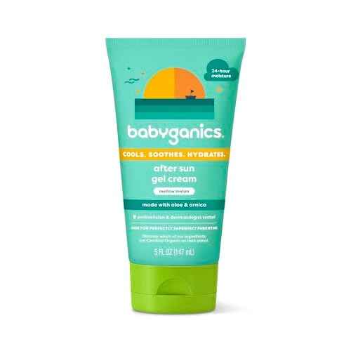 BabyGanics After Sun Gel Cream, Mellow Melon, 5oz