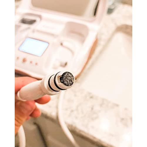 Trophy Skin MicrodermMD - At Home Microdermabrasion Kit - Anti Aging and Acne Treatment - Contains Real Diamond and Pore Extractor Tips to Rejuvenate Skin and Reduce Acne Scars - Mint