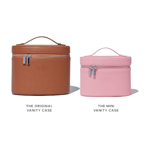 Saie Original Vanity Case - Vegan Leather Makeup Bag