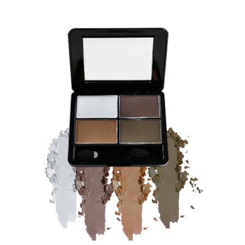 Neutral Matte 4-Color Eyeshadow Palette - Natural Everyday Makeup