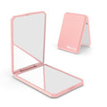 WOBSION Portable 1x/2x Magnifying Travel Makeup Mirror - Pink