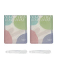2pc Liquid Palette Paper Disposable Makeup Mixing Pad with Sticks