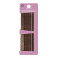 Amazon Basics No Slip Bobby Pins, 72 Count, Brunette Brown – All Hair Types