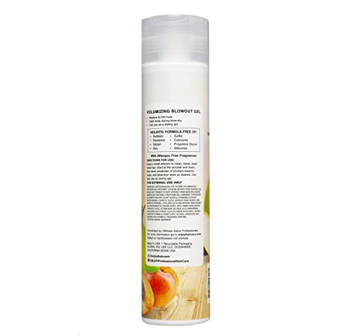 Enjoy Holistic Volumizing Blowout Gel for Fine to Medium Hair - Adds Texture & Definition, pH Balanced, 10.1 Fl Oz