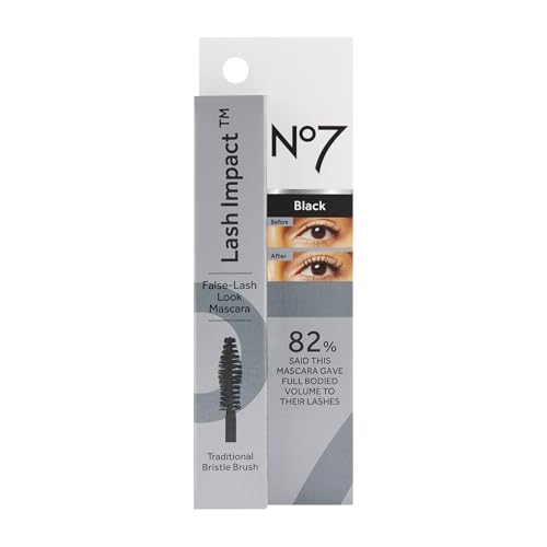 No7 Lash Impact Mascara - Black Volumizing Formula 7ml