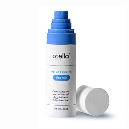 Detox & Soothe Face Mist with Hypochlorous Acid | Reduces Redness & Breakouts | pH Balance & Skin Cleansing for Active Lifestyles | TSA Approved, 2.7 oz | Clean Ingredients