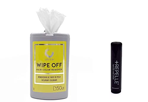 Colortrak Hair Color Remover Wipes & Stain Shield Combo Kit