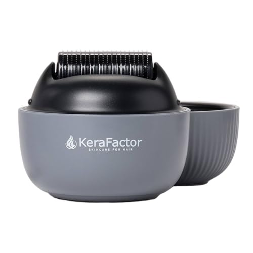 KeraFactor KeraRoller Scalp Microneedling Device - 1200 Stainless Steel Needles