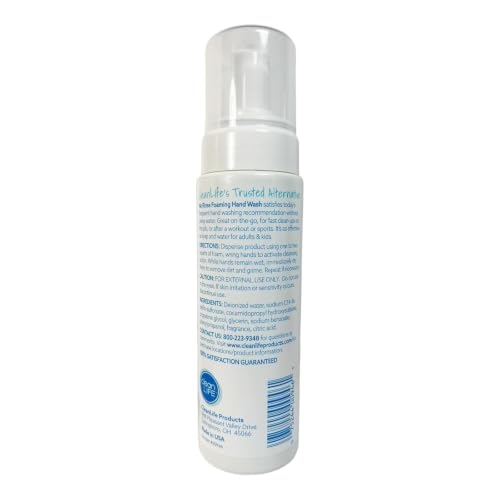 No-Rinse Foaming Hand Wash, 8 fl oz - Waterless Cleanser