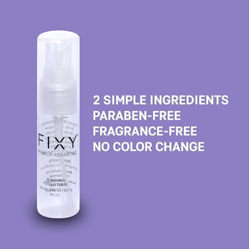 FIXY Makeup Repair Spray - 4oz Solution to Restore Pressed Powders, Eyeshadow, Blush, Bronzer & Highlighter | Vegan, Fragrance-Free, Paraben-Free | Ideal for Makeup Artists & Eco-Conscious Beauty