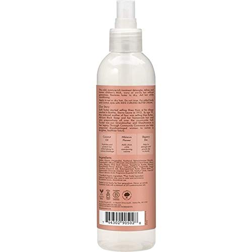 Shea Moisture Kids Coconut & Hibiscus Detangler, 8 Fl Oz (Pack of 2)