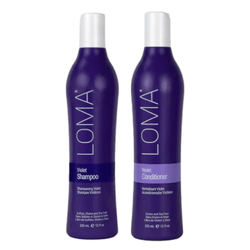 Loma Violet Duo Shampoo & Conditioner for Grey & Blonde Toning