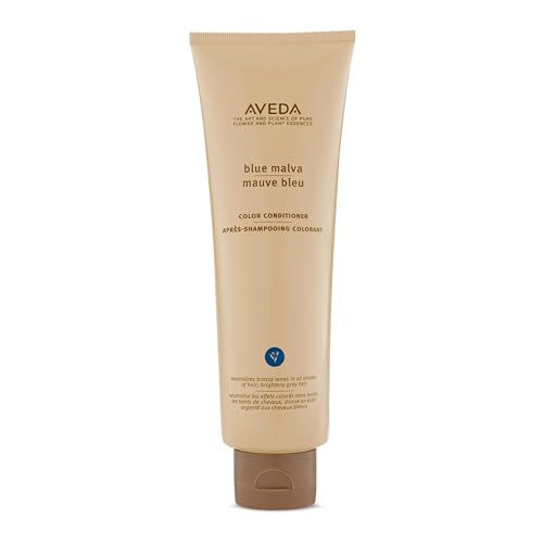 Aveda Blue Malva Color Conditioner | Purple Conditioner for Silver, Gray, Blonde Hair | Neutralizes Brassiness | Deeply Conditions Hair | 96% Naturally Derived*, 8.5 Fl Oz
