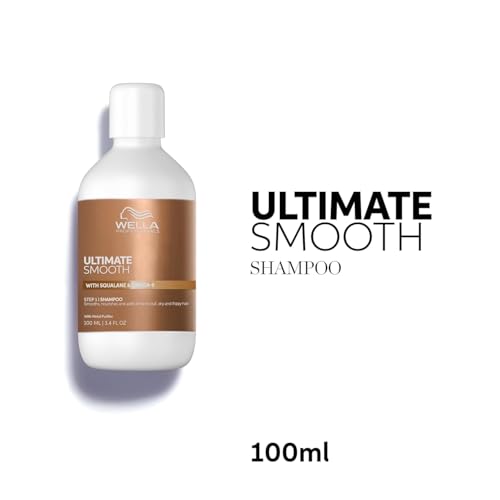 Wella Professionals ULTIMATE SMOOTH Shampoo + Conditioner Bundle Set | Hair Care Treatment for Dry & Frizzy Hair with Squalane & Omega 9 | Various Sizes