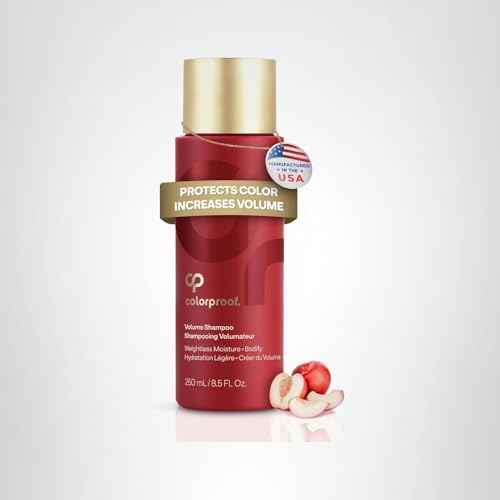 Colorproof Volume Shampoo for Women 8.5 Fl. Oz. Volume Shampoo, White Nectarine Scent, Sulfate Free Shampoo